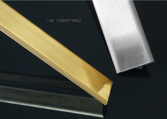 Hairline Effect Stainless Steel T Profile Trim Strips T30 CNC Bending