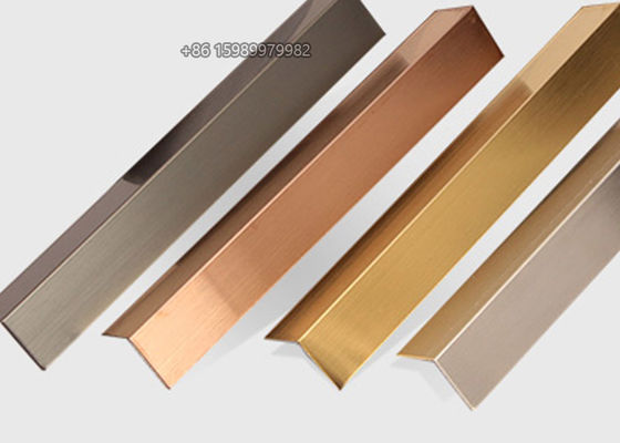 8ft Stainless Steel Wall Corner Guards 0.8mm Thickness Multiapplication