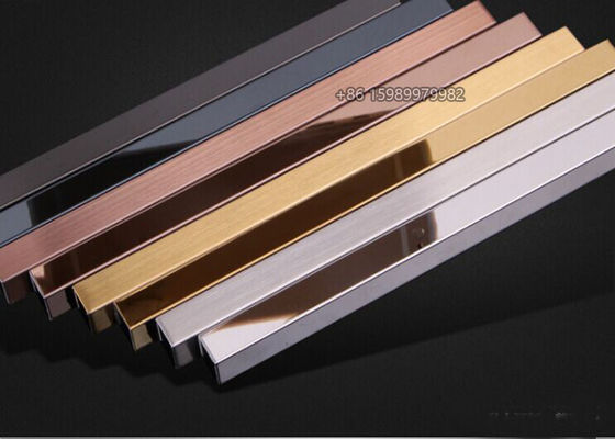 10x10x10 Stainless Steel U Channel Trim , 0.6mm U Shaped Trim Molding SS304