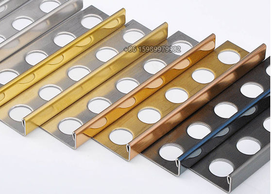 L Shaped Stainless Steel Decorative Profiles 12x25mm Polished
