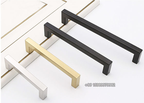 337mm Brushed Stainless Steel Hardware For Kitchen Cabinets Seamless