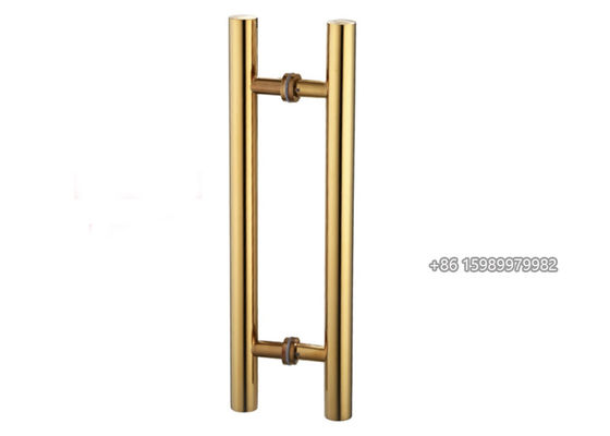 Brushed Stainless Steel Glass Door Handles 500mm Length Strengthened