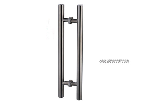 Brushed Stainless Steel Glass Door Handles 500mm Length Strengthened