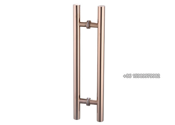 Brushed Stainless Steel Glass Door Handles 500mm Length Strengthened