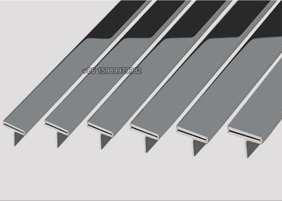 T15 Stainless Steel T Profile T Molding Designoriented 3.05m Length