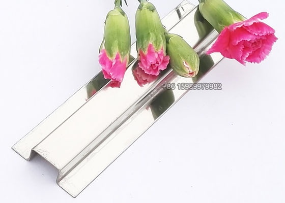 0.6mm Stainless Steel Wall Panel Trim Divider Trim 8k Mirror Effect