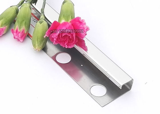 0.8mm Stainless Steel Outside Corner Trim , ODM Stainless Steel Tile Edge Trim