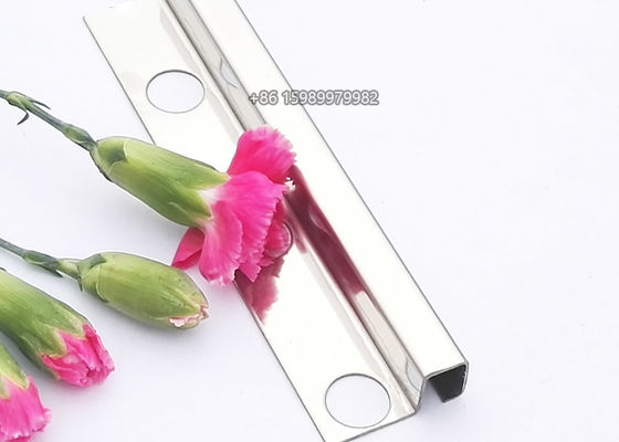 Mirror Effect Stainless Steel Tile Trim with 8mm / 10mm square edge