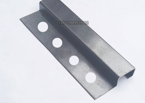 12mm Brushed Stainless Steel Tile Trim Counter Edge Trim Multiapplication