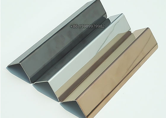 25mm Stainless Steel Corner Protectors , ODM Stainless Steel Wall Trim