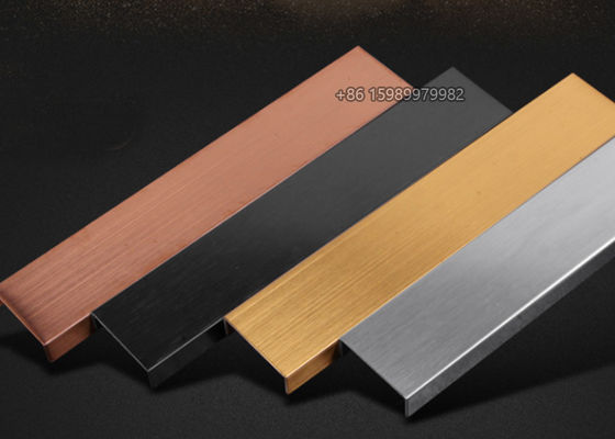 SS304 U Channel Moulding , u Shaped Trim Molding 10x20x10 Multifunctional Antiscratch