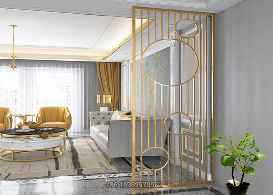 Wearproof Stainless Steel Room Divider Embossed For Living Room